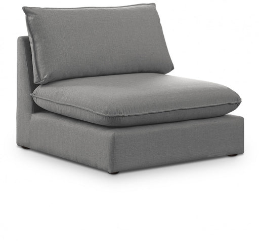 Mackenzie Grey Modular Armless Chair - 688Grey-Armless - Vega Furniture