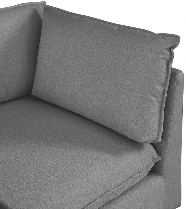 Mackenzie Grey Modular Corner Chair - 688Grey-Corner - Vega Furniture