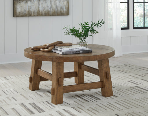 Mackifeld Warm Brown Coffee Table - T724-8 - Vega Furniture