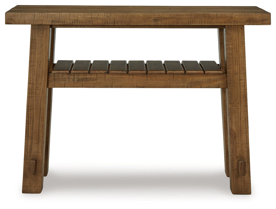 Mackifeld Warm Brown Sofa Table - T724-4 - Vega Furniture