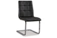 Madanere Black/Chrome Finish Dining Chair, Set of 4 - D275-01 - Vega Furniture