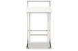 Madanere White/Chrome Finish Bar Height Barstool, Set of 2 - D275-730 - Vega Furniture