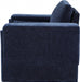 Madeline Chenille Fabric Living Room Chair Blue - 152Navy-C - Vega Furniture