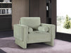 Madeline Chenille Fabric Living Room Chair Mint - 152Mint-C - Vega Furniture
