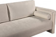 Madeline Chenille Fabric Loveseat Beige - 152Beige-L - Vega Furniture