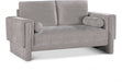 Madeline Chenille Fabric Loveseat Grey - 152Grey-L - Vega Furniture