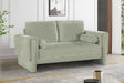 Madeline Chenille Fabric Loveseat Mint - 152Mint-L - Vega Furniture