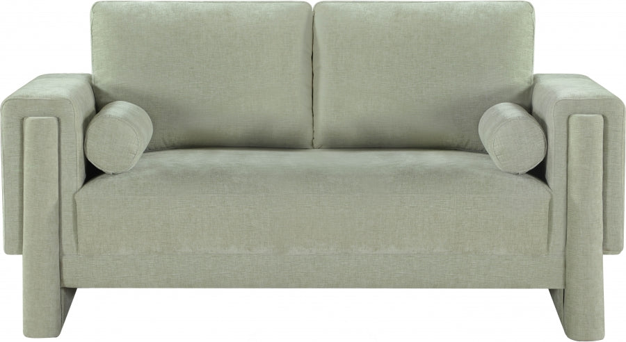 Madeline Chenille Fabric Loveseat Mint - 152Mint-L - Vega Furniture