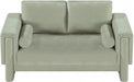 Madeline Chenille Fabric Loveseat Mint - 152Mint-L - Vega Furniture