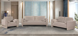 Madeline Chenille Fabric Sofa Beige - 152Beige-S - Vega Furniture