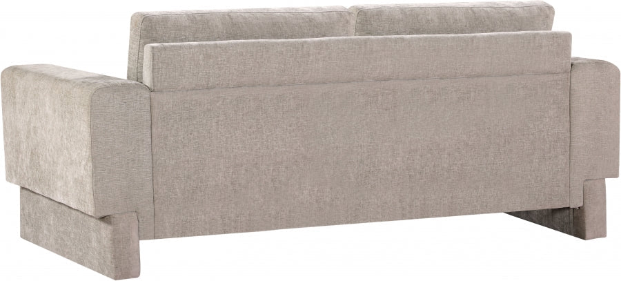 Madeline Chenille Fabric Sofa Beige - 152Beige-S - Vega Furniture