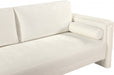 Madeline Chenille Fabric Sofa Cream - 152Cream-S - Vega Furniture