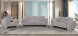 Madeline Chenille Fabric Sofa Grey - 152Grey-S - Vega Furniture