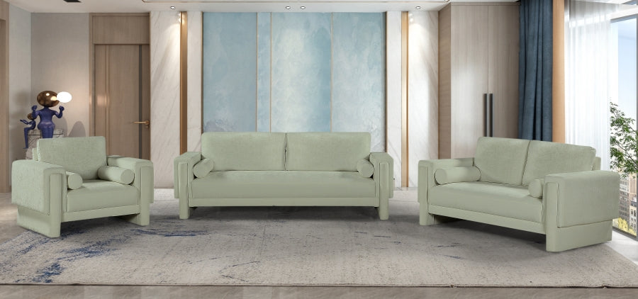 Madeline Chenille Fabric Sofa Mint - 152Mint-S - Vega Furniture