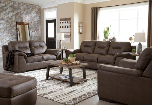 Maderla Walnut Living Room Set - SET | 6200238 | 6200235 - Vega Furniture