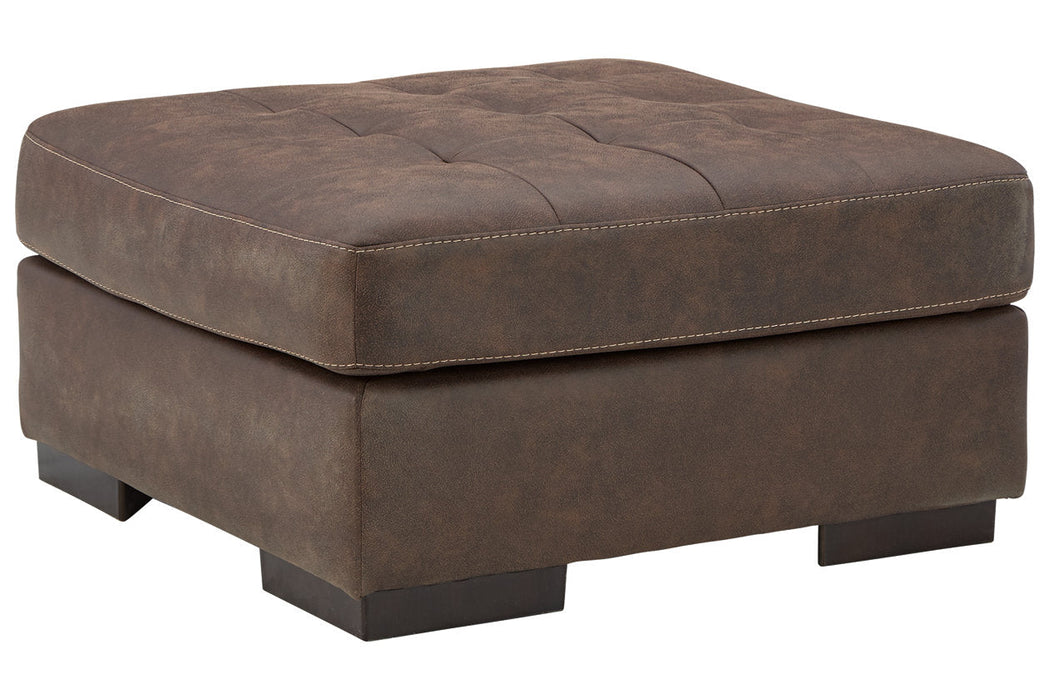 Maderla Walnut Oversized Accent Ottoman - 6200208 - Vega Furniture