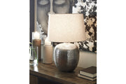 Magalie Antique Silver Finish Table Lamp - L207314 - Vega Furniture