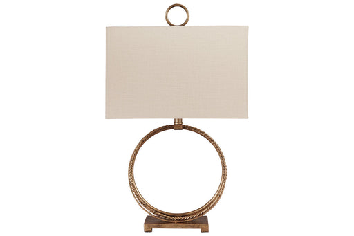 Mahala Antique Gold Finish Table Lamp - L208124 - Vega Furniture