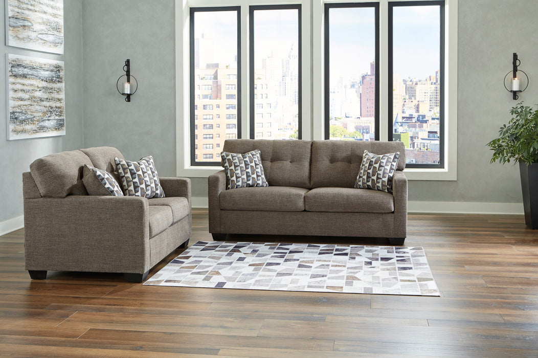 Mahoney Chocolate Living Room Set - SET | 3100538 | 3100535 - Vega Furniture