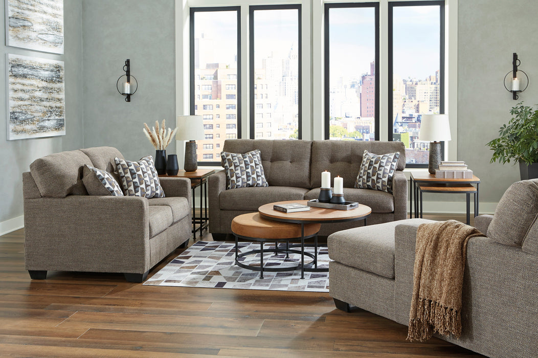 Mahoney Chocolate Living Room Set - SET | 3100538 | 3100535 - Vega Furniture