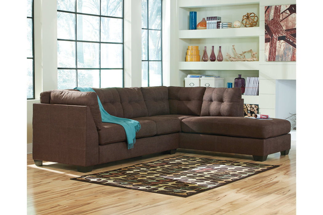 Maier Walnut RAF Sectional - SET | 4522117 | 4522166 - Vega Furniture