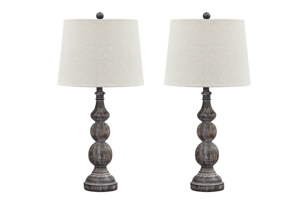 Mair Antique Black Table Lamp, Set of 2 - L276014 - Vega Furniture