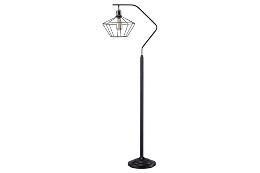 Makeika Black Floor Lamp - L207181 - Vega Furniture