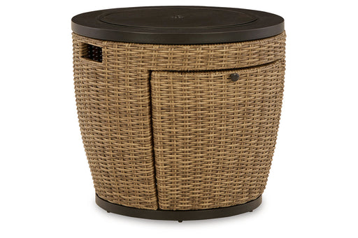 Malayah Brown Fire Pit - P042-776 - Vega Furniture