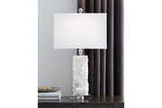 Malise White Table Lamp - L429014 - Vega Furniture