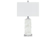 Malise White Table Lamp - L429014 - Vega Furniture