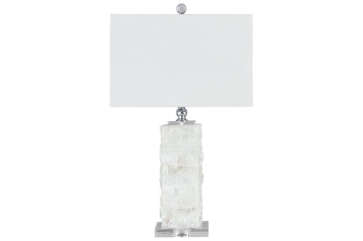 Malise White Table Lamp - L429014 - Vega Furniture