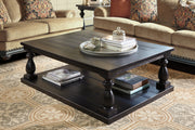 Mallacar Black Coffee Table - T880-1 - Vega Furniture