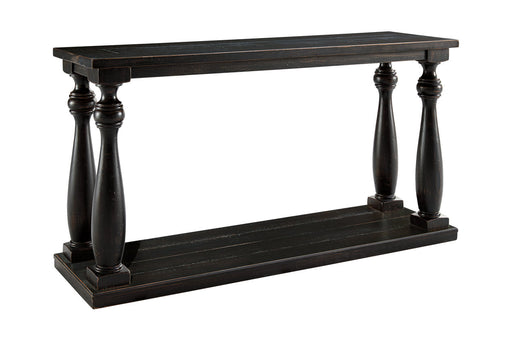 Mallacar Black Sofa/Console Table - T880-4 - Vega Furniture