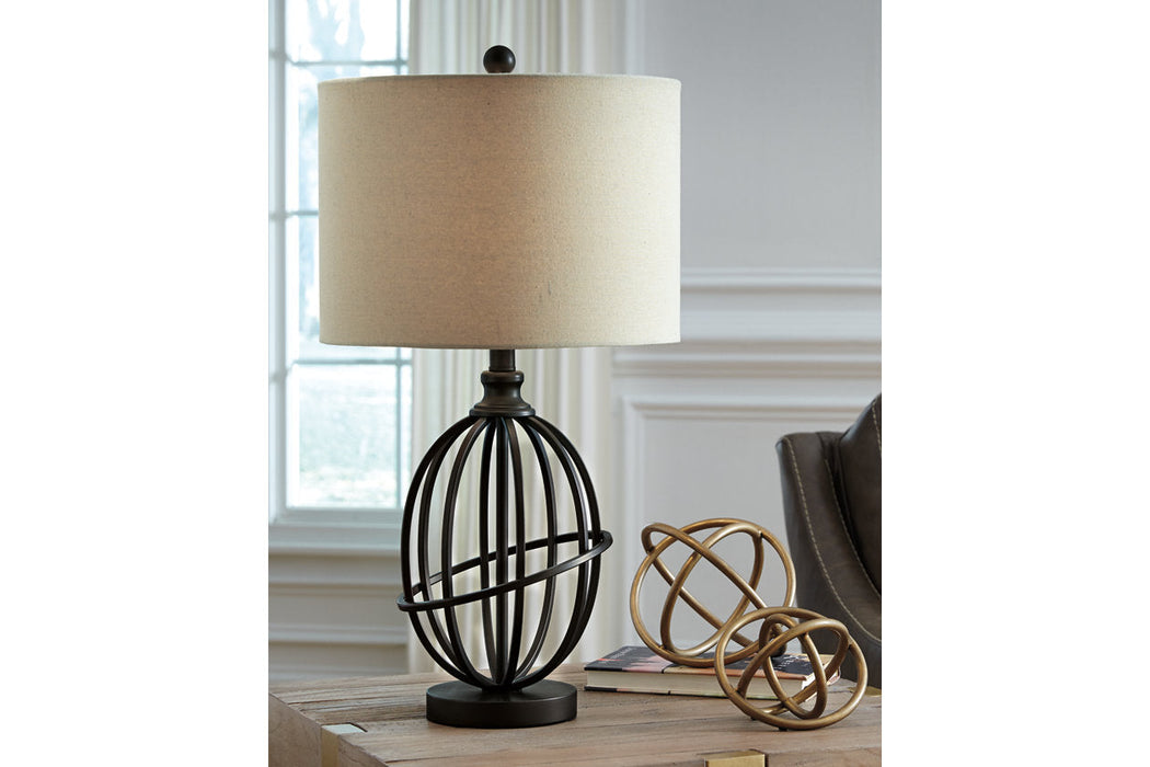 Manasa Dark Brown Table Lamp - L204164 - Vega Furniture