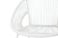 Mandarin Cape White Outdoor Table and Chairs, Set of 3 - P312-050 - Vega Furniture