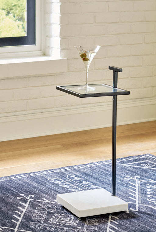 Mannill Black/White Accent Table - A4000630 - Vega Furniture