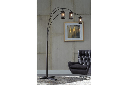 Maovesa Bronze Floor Lamp - L725109 - Vega Furniture