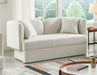 Marcel Cream Boucle Fabric Loveseat - 616Cream-L - Vega Furniture