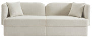 Marcel Cream Boucle Fabric Sofa - 616Cream-S - Vega Furniture