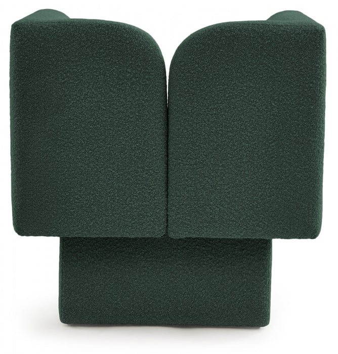 Marcel Green Boucle Fabric Chair - 616Green-C - Vega Furniture