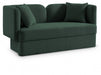 Marcel Green Boucle Fabric Loveseat - 616Green-L - Vega Furniture