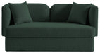 Marcel Green Boucle Fabric Loveseat - 616Green-L - Vega Furniture