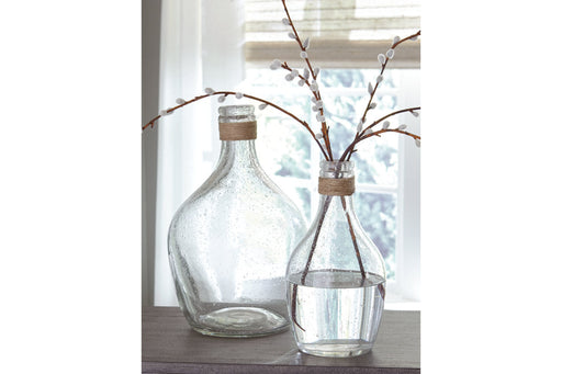 Marcin Clear Vase, Set of 2 - A2000246 - Vega Furniture