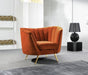 Margo Cognac Velvet Chair - 622Cognac-C - Vega Furniture