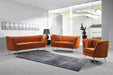 Margo Cognac Velvet Sofa - 622Cognac-S - Vega Furniture