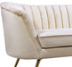 Margo Cream Velvet Chair - 622Cream-C - Vega Furniture