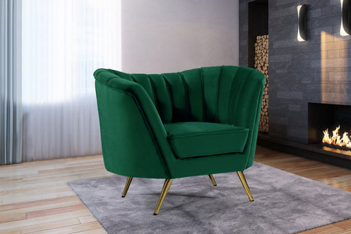 Margo Green Velvet Chair - 622Green-C - Vega Furniture