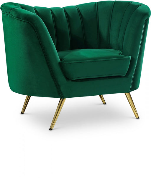 Margo Green Velvet Chair - 622Green-C - Vega Furniture