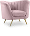 Margo Pink Velvet Chair - 622Pink-C - Vega Furniture