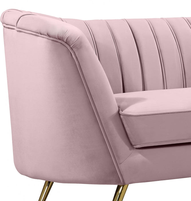 Margo Pink Velvet Chair - 622Pink-C - Vega Furniture